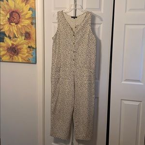 Cheetah print jumpsuit
